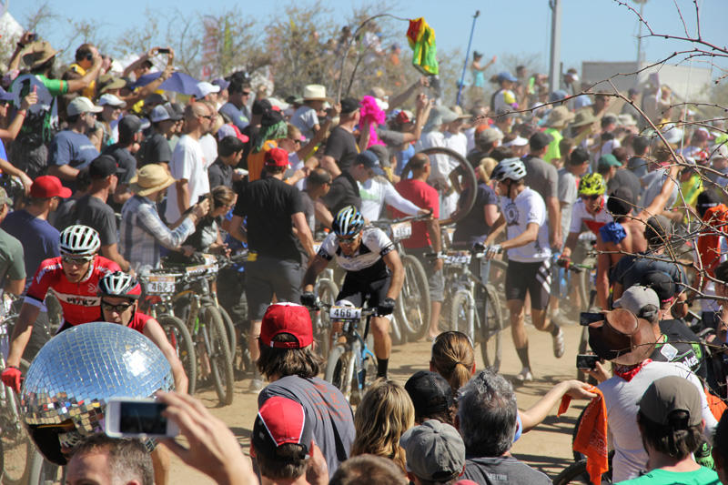 Getting your bike early is a big advantage at the start