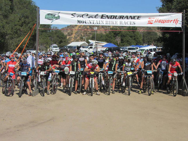 starting line at the 12hr race with Tinker Juarez