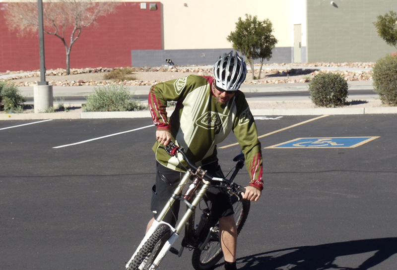 Gene Hamilton demonstrating the correct body position