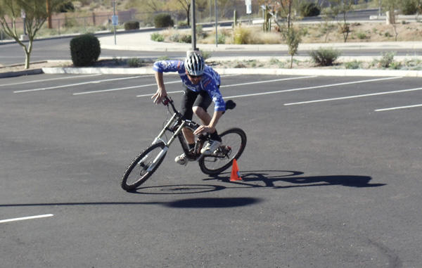 Gene Hamilton demonstrating how to practice deeply.