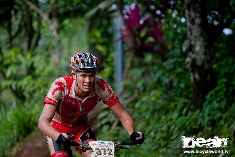 Rom Akerson amid the lush greenery of Costa Rica