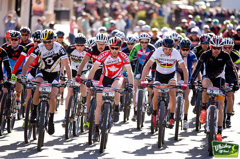 Start of the whiskey 50 off road race in prescott arizona