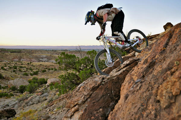 chris del bosco training on his Cove Shocker