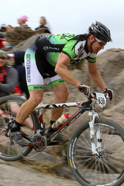 Jimmy was strong at the Pueblo until his team mate blew up
