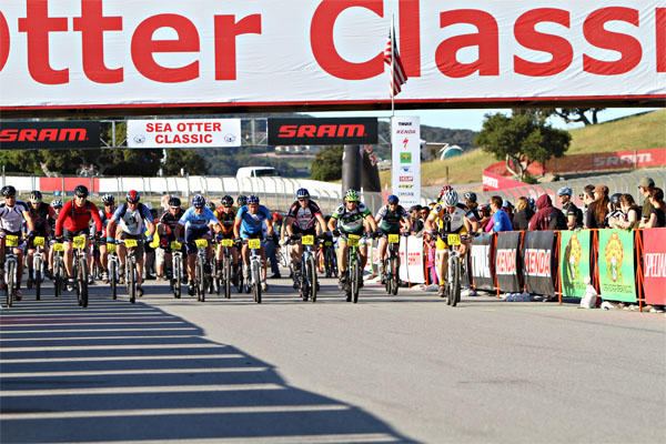 Bicycle World team mate Keith wilson at the sea otter classic