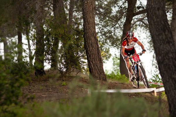 krista Park rode to a solid third place at Bonelli