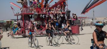 Attend Burning Man as a bike repair helper! Learn how...