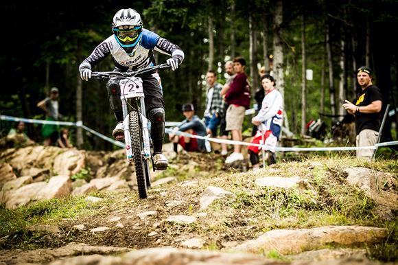 emmeline ragot winning run on Mont Saint Anne