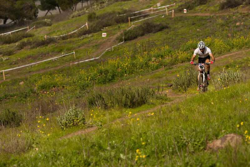 Sid Taberley looking strong until the final lap.