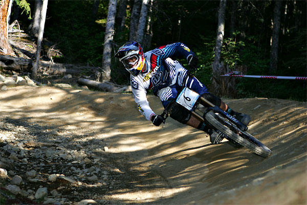 steve smith railing a corner in the Big Air DH